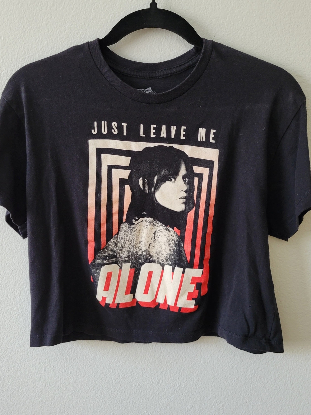 Beetlejuice - Just Leave Me Alone Graphic Crop Tee